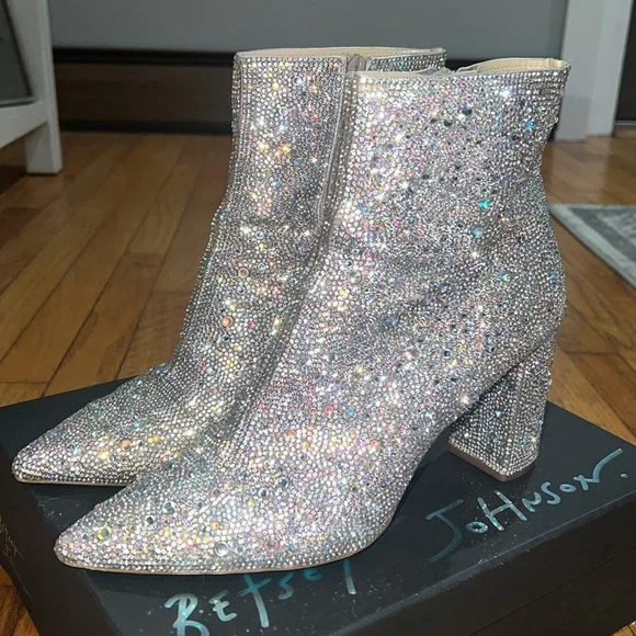 Betsey Johnson Cady Rhinestone boots - Picture 2 of 10